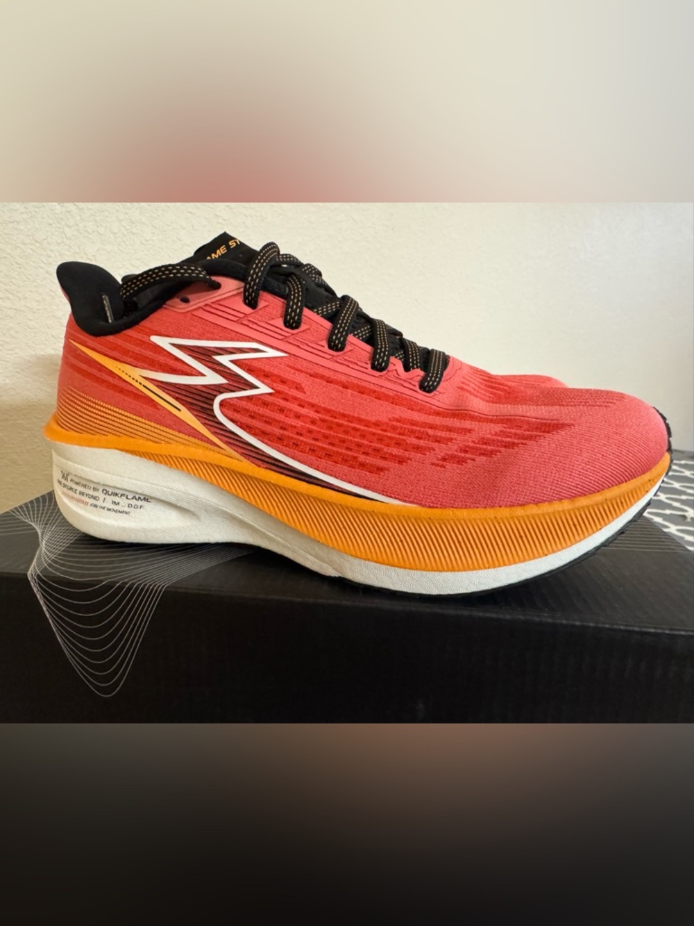 361 Degrees Performance Series Women’s Athletic Running Shoe in Coral and Orange